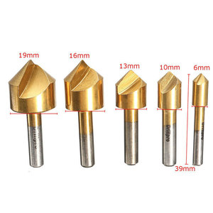 Fraise à chanfreiner à lame simple en carbure, 6, 10, 13, 16, 19 mm, pour le travail du bois - Product Image 1