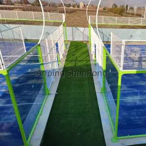 Terrain de padel en acier trempé à prix réduit, pour sports de plein air, entraînement professionnel, éclairage LED, 20m*10m, personnalisable - Product Image 3