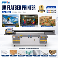 Impresora UV Digital Plana SENA A0 A1, Máquina de Impresión Automática para Insignias, Cajas de Embalaje, Cartón, Papel Tapiz y Alfombras