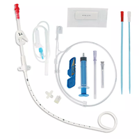 Kit de cathéter de drainage d'abdomen jetable ensemble de cathéter de drainage de queue de cochon de poitrine d'abdomen