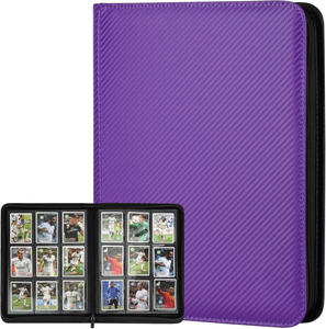 <span class=keywords><strong>Album</strong></span> classeur en cuir PU MIO avec fermeture éclair, couleurs tendance disponibles, 9 pochettes, 540+ cartes, porte-cartes de visite et passeport de qualité supérieure - Product Image 3