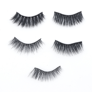QingDao 10 paires de faux <span class=keywords><strong>cils</strong></span> en coton noir naturel avec bande en faux vison, vente en gros, étiquette privée, boîtes de <span class=keywords><strong>cils</strong></span> avec logo - Product Image 4