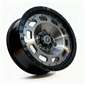 Nuevas <span class=keywords><strong>Llantas</strong></span> Cóncavas Forjadas de Aleación Negra de Cinco Radios para Camionetas, 5x114.3 mm, 20-28 Pulgadas, Deportivas para Chevy C10 <span class=keywords><strong>4x4</strong></span> Todoterreno, <span class=keywords><strong>Llantas</strong></span> de 17 Pulgadas para Automóviles - Product Image 4