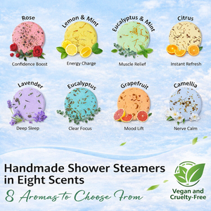 Paquete de 8 Tabletas Efervescentes para Ducha, Regalos de San Valentín, Aromaterapia con Autocuidado y Relajación, Spa en Casa - Product Image 3