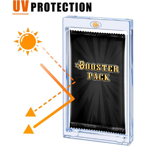 Protettore per Bustine di Carte Pokémon MTG TCG, Custodia Magnetica UV per Carte, Espositore per Bustine di Carte - Product Image 4