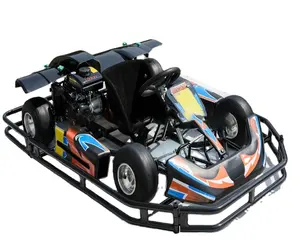 Meist verkaufte gasbetrieb ene Go Kart 90ccm Stahlrohr rahmen Go Cart mit Zertifikat