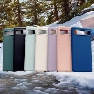 谷歌像素6 7 7A 8 8A 8 Pro 9 Pro XL真硅胶液体超细纤维防震手机套 - Product Image 2