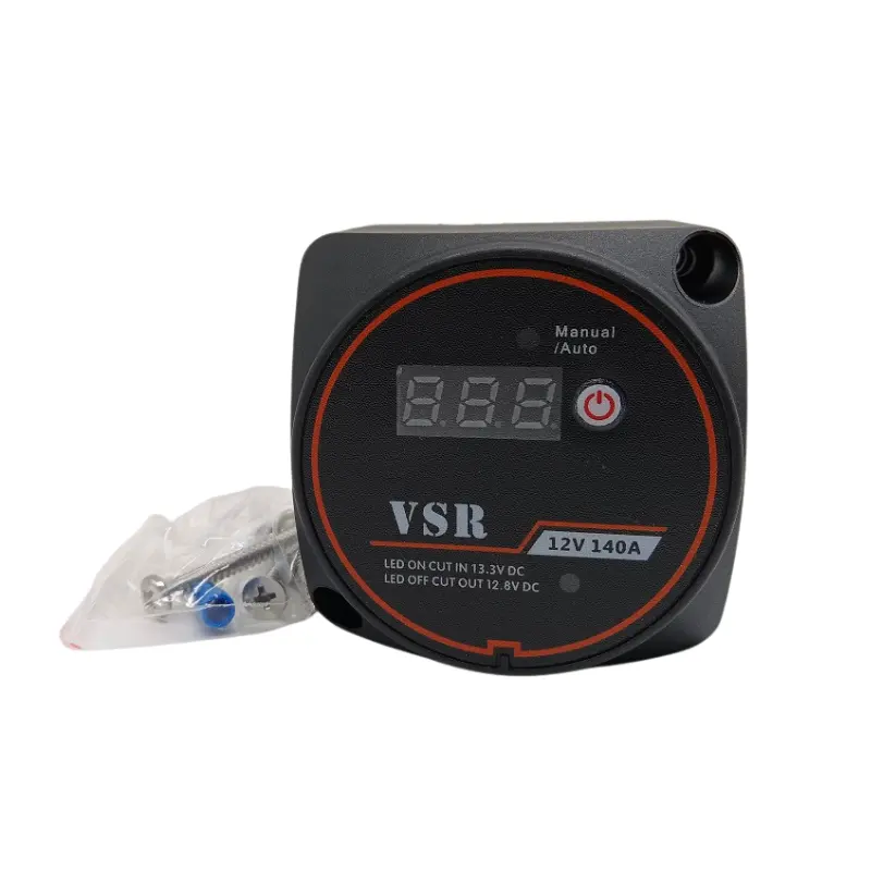 Batterie de voiture Vsr Switch Controller Voltage Sensitive Split Charge Relay Set 12V Amp 140A Vsr Battery Isolator With Display