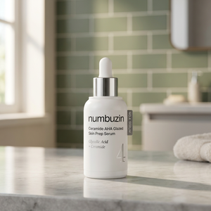 Numbuzin korean skin care No.4 Ceramide AHA Glazed Skin Prep Serum - Korean Skincare Ceramide AHA Serum Glowing Hydrating <b>Face</b> - Product Image 2