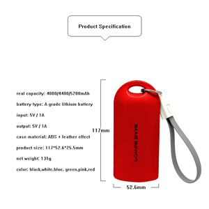 Cargador Portátil de Dedo con Diseño de Llavero, Batería Externa Portátil con Logotipo Personalizado para Regalo - Product Image 4