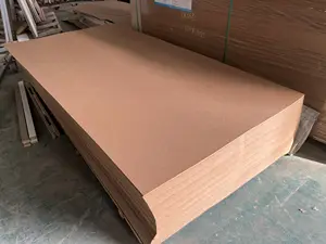 Waterproof MDF Board With Foil Finish Fibreboards For Moulding Frames And Baseboards