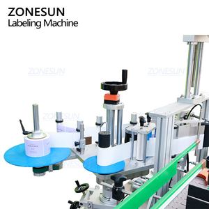 ZONESUN ZS-SL25 Étiqueteuse automatique haute vitesse pour bouteilles de forme irrégulière, rondes ou carrées, avec moule interchangeable - Product Image 3