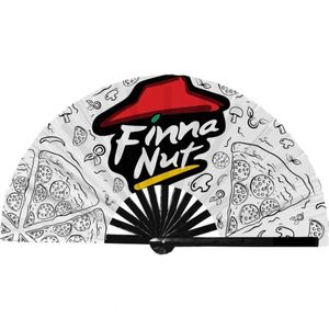 Abanico de Mano Plegable de Bambú con Diseño Personalizado del Arcoíris del Orgullo Gay - Product Image 5