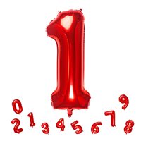 Ballons en feuille d'hélium géants de 32 pouces or et argent pour décorations de fête d'anniversaire et de mariage