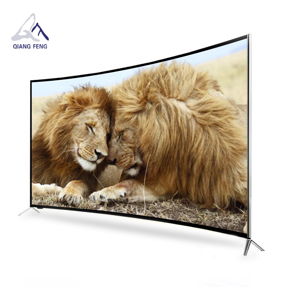 Tv android smart nouvel écran incurvé 4k uhd led télévision 46/52/62/65 pouces