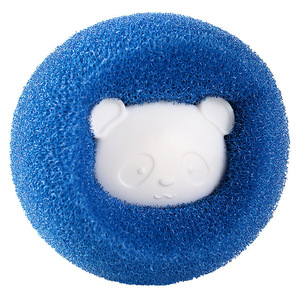 Boules de lavage en éponge bleues et oranges réutilisables pour enlever les peluches – Fournitures de nettoyage - Product Image 4