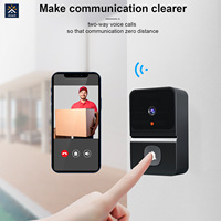 Intelligent Home Security Video Doorbell with Night Vision Two-Way Phone Call Remote Access Color Camera 2.4GHz Tuya Application
