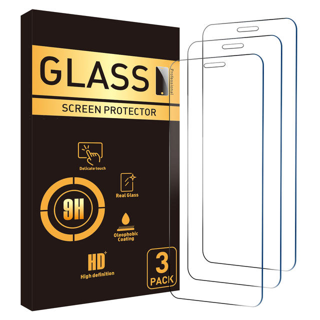 9H Hardness Tempered Glass Full Cover Screen Protector for iPhone 14/13/13 Pro With Scratch Resistance and Oleophobic Coating