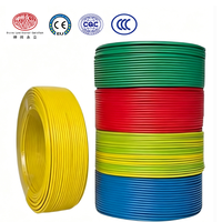 Câble de connexion domestique économique en aluminium recouvert de cuivre, isolé en PVC, flexible, ignifuge, résistant à l'usure, BV CCA