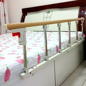 Barandilla de Cama Wan Renkangyun de 50 cm, Color Madera, Barandilla de Seguridad para Personas Mayores, Uso Doméstico - Product Image 1