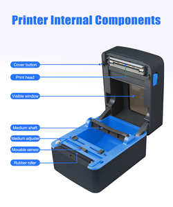 Máy tính để bàn cảm biến kép trực tiếp nhận nhiệt máy in mã vạch 110mm với tốc độ in 152mm - Product Image 6