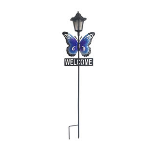 Outdoor Home Decoratieve Van Ladybird Tuin Metalen Decoratieve Plant Guard Vogel Yard Tuin Stakes Solar Licht Decoratie - Product Image 4