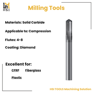 Máy cắt nén chất lượng cao với Bộ định tuyến điểm khoan cắt trung tâm cho gia công <span class=keywords><strong>cfrp</strong></span> - Product Image 2