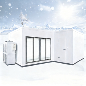 Equipo Completo de Refrigeración de Alta Temperatura de 380V y 4 Puertas, Ecológico, para Frutas, Verduras y Mariscos, Motor de Congelación, Garantía de 2 Años - Product Image 1