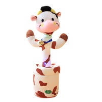 2025 Danse Parler Musique Électrique Cactus Dessin Animé Figure En Peluche Jouet