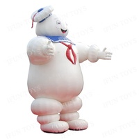 Décorations d'Halloween Ghostbusters Homme guimauve gonflable Stay Puft Marque IFUN Taille et couleur personnalisées EN14960 Publicité