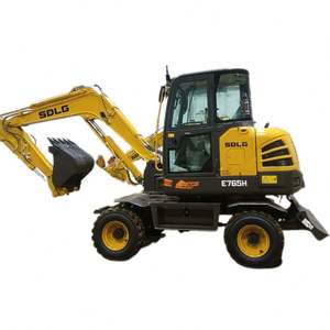 Motor de excavadora de ruedas E765H de la nueva marca china, alta potencia de excavación, certificado CE, capacidad de cazo de 0.21m, 1 año de garantía. - Product Image 1