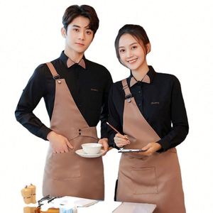 Design Hotel Overalls Oil and Decontamination Prevention Men's Women's Shirts Clothing Customizable Vest Apron Breathable - Product Image 1