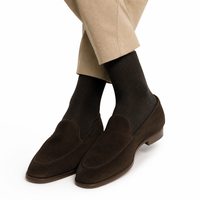 Chaussettes décontractées pour hommes en coton et polyester de haute qualité, sans couture, antidérapantes, respirantes, antibactériennes, pour un usage quotidien