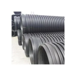 Large Hdpe Reinforced Winding Pipe Krah Pipe For Municipal Sewage Drainage