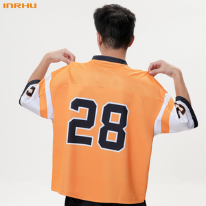 <span class=keywords><strong>24</strong></span> maglia di <span class=keywords><strong>Football</strong></span> americano cucito calcio uniforme americana con il commercio all'ingrosso di nuovi prodotti Top di calcio - Product Image 2