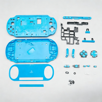 PSV 2000/Psvita 2000游戏机外壳全套塑料外壳、SD卡槽盖、功能按钮维修套件
