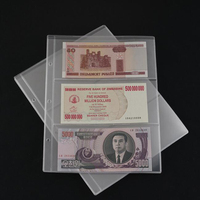 Carpeta de Presentación de PVC con 3 Bolsillos Estándar para Monedas