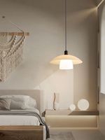 Atunus ligne de poisson lustre en fer lampes suspendues simple nordique minimaliste Led suspension lampe Style japonais Wabi Sabi pendentifs