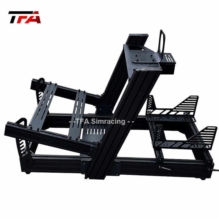 Aluminum Sim Racing Rig Adjustable Cockpit With Seat, Pedals, and ...
