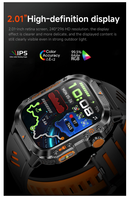 Reloj Inteligente Resistente HT36 con GPS, Brújula, Altímetro Barométrico, Monitor de Sueño Magnético IPS y Funciones Multideportivas