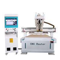Machine de fraisage CNC Chenmai 1325 avec table à vide et rouleau de pression pour le travail du bois, taille 4x8, 380V, garantie 1 an