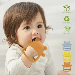 Màu sắc mới biểu tượng tùy chỉnh bé Teether đồ chơi Silicone teethers cho bé