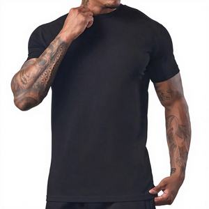 T-shirt surdimensionné en coton 100% pour homme, marque de vêtements personnalisée, impression de logo personnalisée, respirant, écologique, séchage rapide - Product Image 1