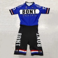 Combinaison de patinage à vitesse en ligne pour hommes BONT, veste en polyester élastique, équipement professionnel pour équipes de patinage rapide et triathlon