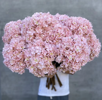 Flor Artificial de Hortensia Blanca Grande de 30 cm de Diámetro, Venta al por Mayor de Flores LUYI Chermy