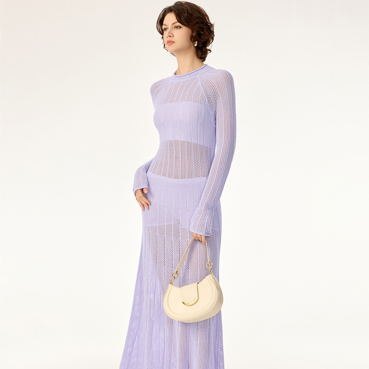 In Stock Mature Ladies Sweater Dress Knit Material for Comfort | Alibaba.com