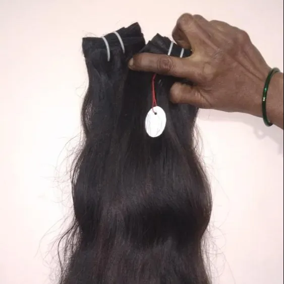 2024 Remy best quality Indian hair.hand made 8 thread waft hair.no mis match wafting
