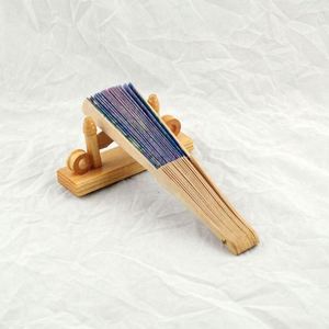 Abanicos de Mano de Madera Natural de 23 cm para Boda, con Logotipo Personalizado Impreso, Abanicos Plegables de Papel Blanco para Regalo o Recuerdo - Product Image 3