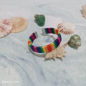 Pride Rainbow LGBT pulsera hecha a mano trenzada ajustable <span class=keywords><strong>Gay</strong></span> Pride accesorios <span class=keywords><strong>amistad</strong></span> cadena pulsera para lesbianas bisexuales - Product Image 3
