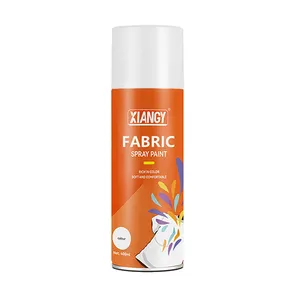 Fonte Fábrica Fragrância Tecido Spray Garrafa Têxtil Tinta Branca & Glitter Tecido Tintas Acrílicas para Tinta Spray De Tecido